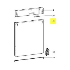 FACADE DE PORTE ZINC POUR LAVE VAISSELLE SCHOLTES - C00256855 -SCHOLTES Soldes 13354725 3