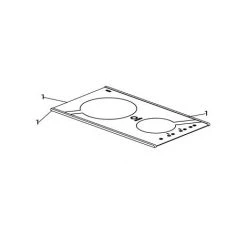 PLAN DE TRAVAIL 2I AR30 BASIC SCHOLTES POUR TABLE DE CUISSON - C00277307