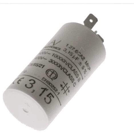 CONDENSATEUR 3 OU 3.15 MF 450 V POUR HOTTE SCHOLTES - C00126381 3 CONDENSATEUR 3 OU 3.15 MF 450 V POUR HOTTE SCHOLTES - C00126381